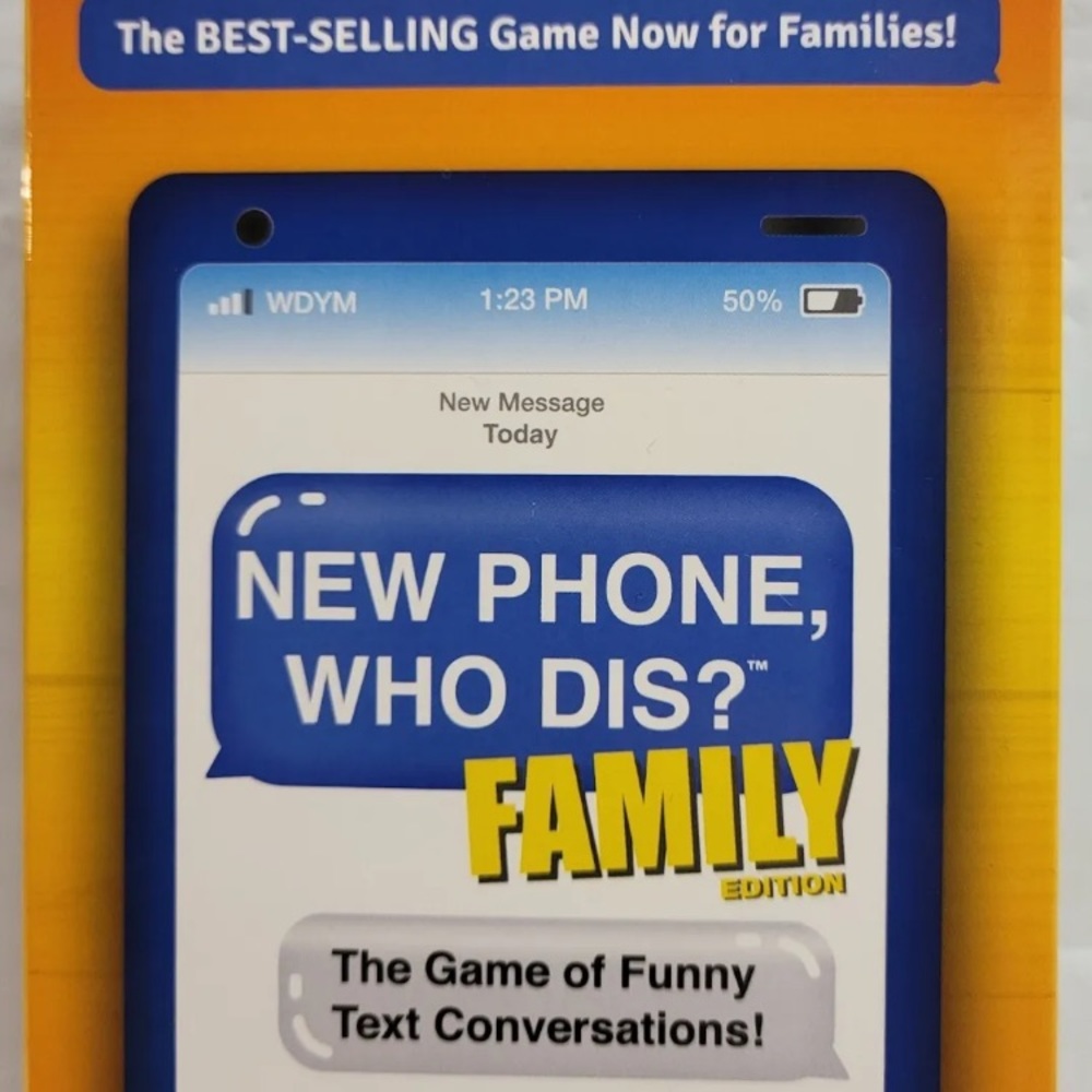 New Phone, Who Dis Card Game - Family Edition - On the Go! (NEW & SEALED)